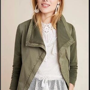 Women's Utility Jacket in Olive Green by Marrakesh from Anthropologie